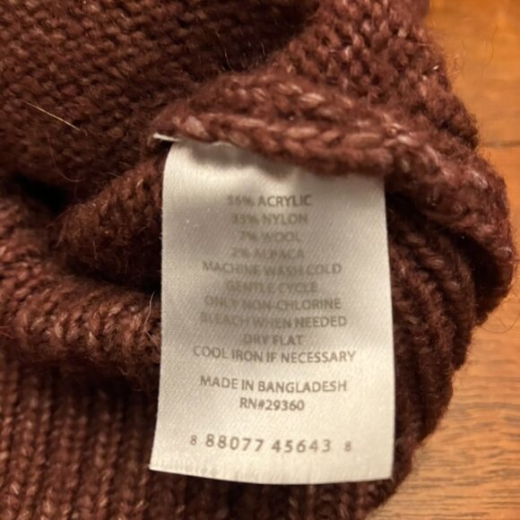 Maroon Fair Isle-ish Sweater - Picture 8 of 8
